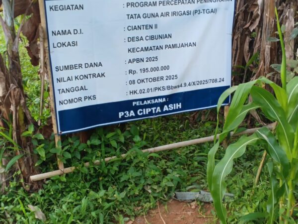 Program (P3_TGAI )Desa Cibunian Diduga maen spek dan Abaikan pemberdayaan sampai pekerjaan Melewati waktu yang sudah dintentukan