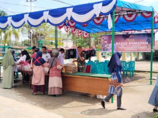 Kodim 0314/Inhil Gelar Bazar Ramadhan, Bantu Warga Penuhi Kebutuhan Jelang Idul Fitri