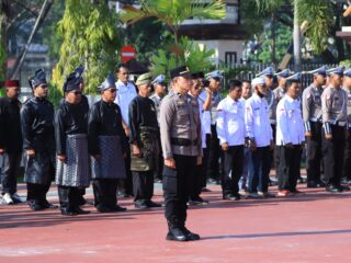 Apel Akbar Sabuk Kamtibmas 2026, Polres Inhil Perkuat Sinergi Jaga Keamanan Daerah
