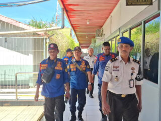 Tingkatkan Keamanan dan Kesiapsiagaan, Lapas Tembilahan Cek APAR Bersama Damkar Inhil