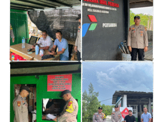 Polsek Kateman Cek Ketersediaan dan Distribusi BBM, Stok Dipastikan Aman .