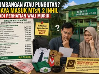 Sumbangan atau Pungutan? Biaya Masuk MTsN 2 Inhil Jadi Perhatian Wali Murid, Ini Rincian nya