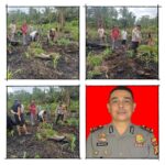 POLSEK PELANGIRAN BERGERAK BERSAMA MASYARAKAT MENDUKUNG SWASEMBADA PANGAN PROGRAM BAPAK PRESIDEN PROBOWO