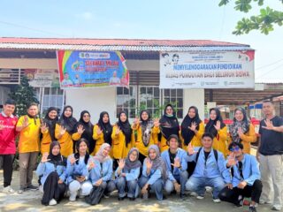 Gaungkan Budaya Menabung Sejak Dini, Mahasiswa Kukerta UNRI Gelar Program GEMAS di SDN 005 Tembilahan