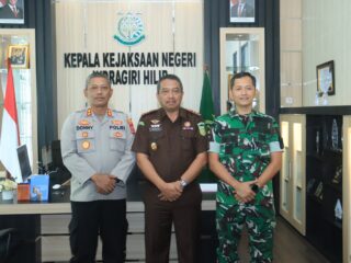 Kapolres Indragiri Hilir Perkuat Sinergitas TNI, Polri, dan Kejaksaan Melalui Silaturahmi
