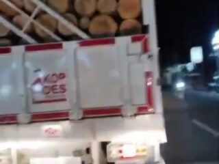Viral Mobil Koperasi Desa Merah Putih (KDMP) di pake Ngangkut Kayu gelondongan dengan muatan melebihi kapasitasnya ,diduga menyalahi aturan