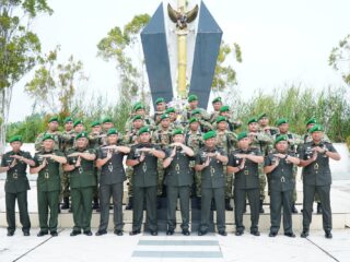 Peringati HUT ke-1 Kodam XIX/TT, Kodim 0314/Inhil Gelar Ziarah Rombongan 
