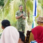 Dandim 0314/Inhil Ikuti Vidcon Launching 2.500 Jembatan Garuda dan 3.000 Titik Air Bersih Bersama Presiden RI