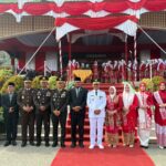 HUT ke-81 RI, Kapolres Inhil Hadiri Upacara Kemerdekaan di Lapangan Gajah Mada
